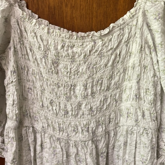 H&M wildflower smocked midi maxi dress - Picture 6 of 10